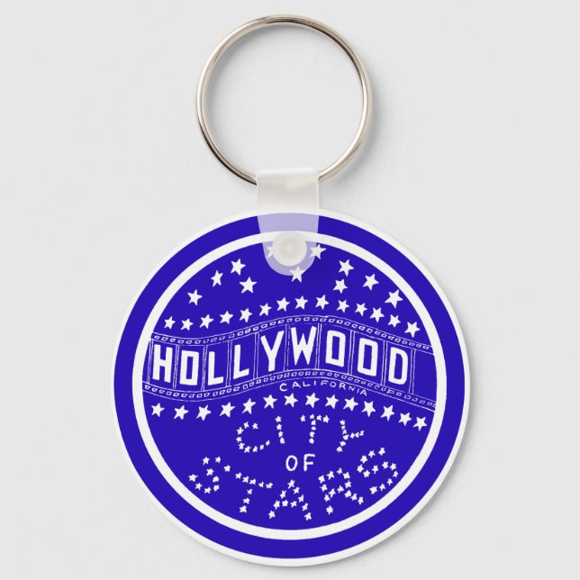 1930 Hollywood California Nyckelring (Framsida)