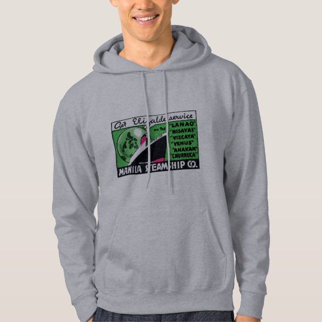 1930 Manila Steamship Company Sweatshirt Med Luva (Framsida)