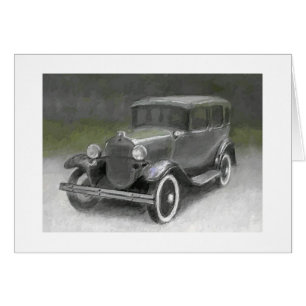 1930 modell A Sedan OBS Kort