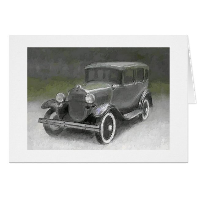 1930 modell A Sedan OBS Kort (Framsidan Horizontal)