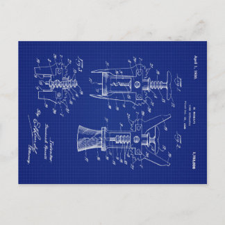 1930 Patenterad Cork Extractor Helg Vykort