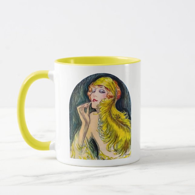 1930:s Illustration Combo Mugg (Vänster)
