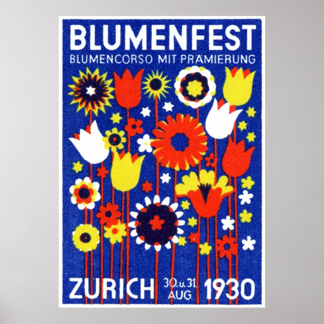 1930 schweiziskt fotnotsspel poster (Framsidan)