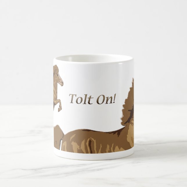 1930-tal Vintage isländsk Kaffemugg (Center)