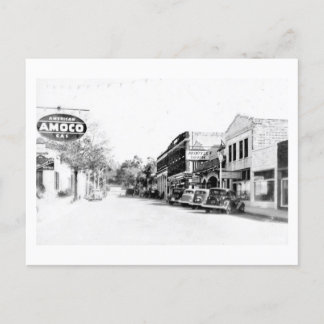 1930-talet, 5:e Ave., Mount Dora, Fl Vykort