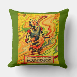 1930-talet Buck Rogers tecknad Wilma Deering Kudde
