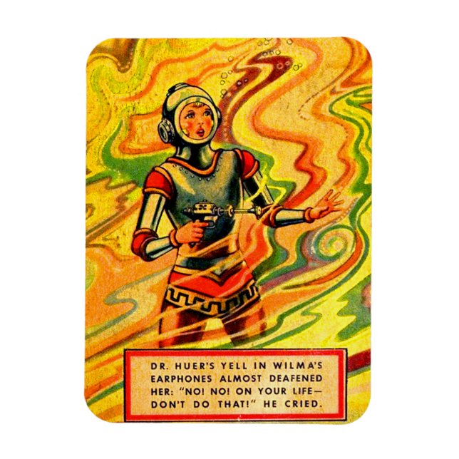 1930-talet Buck Rogers tecknad Wilma Deering Magnet (Vertikal)