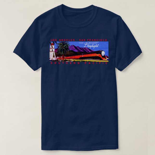 1930-talet, Daylight Railroad Tåg T Shirt (Design framsida)