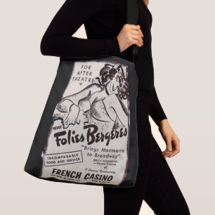1930-talet Folies Bergere ad Axelväska