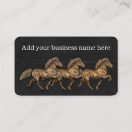 1930-talet Islands häst Visitkort