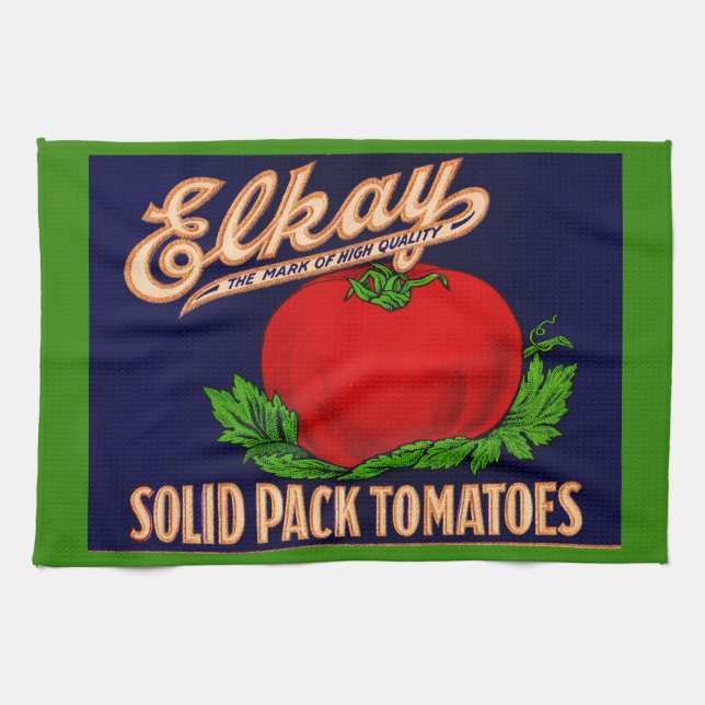 1930-talet kan Elkay Solid Pack Tomates märka utsk Kökshandduk (Horisontell)