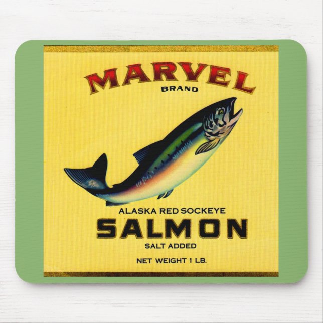 1930-talet kan marvel-lax märkas musmatta (Framsidan)