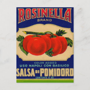 1930-talet kan Rosinella tomatsås märkas nr 1 Vykort