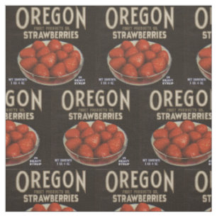 1930-talet Oregon Jordgubbar kan skriva ut novelty Tyg