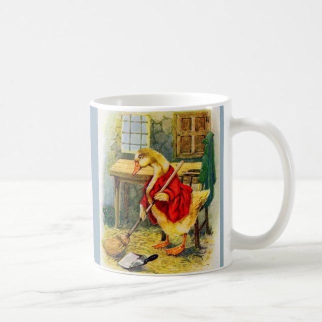1930-talet svepte anka golv kaffemugg (Höger)