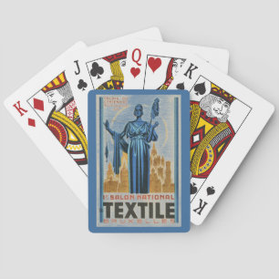 1930-talets artikel Deco Brussels, första textilmä Casinokort