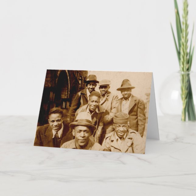 1930-talets bojkott från huvan RPPC Kort (Framsida)