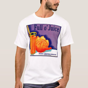 1930-talets Fullt o’ Juice orange låda T Shirt