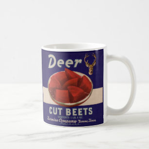 1930-talets Hjort Klipp beets kan märkas Kaffemugg