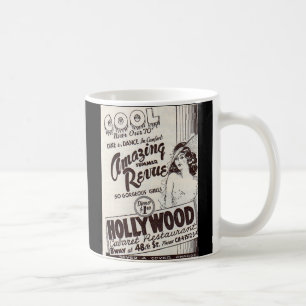 1930-talets Hollywood Cabaret Restaurant och Kaffemugg