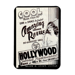 1930-talets Hollywood Cabaret Restaurant och Magnet