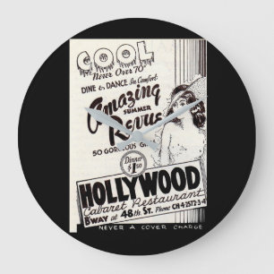 1930-talets Hollywood Cabaret Restaurant och Stor Klocka