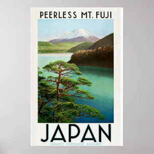 1930-talets Japan Vintage-resaaffisch Poster