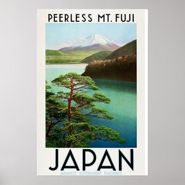 1930-talets Japan Vintage-resaaffisch  Poster (Framsidan)