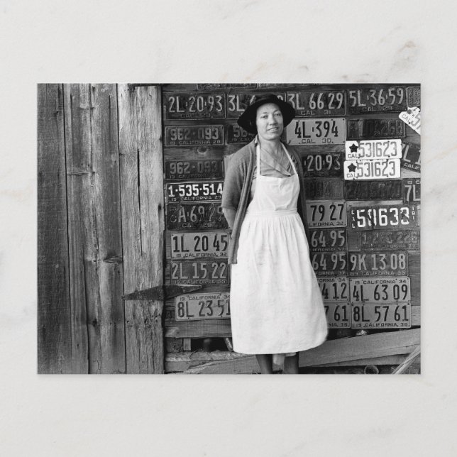 1930-talets licensregistreringssamling vykort (Framsida)