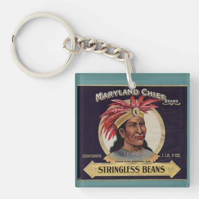 1930-talets märke till Maryland Chief Stringless B (Framsidan)