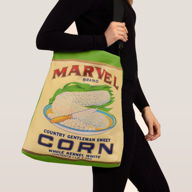 1930-talets marvel-kanonetikett för maj axelväska (Närbild)