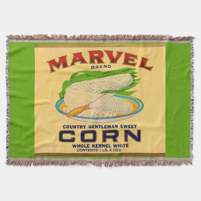 1930-talets marvel-kanonetikett för maj filt (Framsidan)