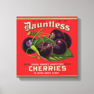 1930-talets ofarliga körsbär i Heavy Syrup kan mär Canvastryck