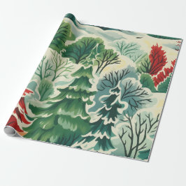 1930-talets Papper för återställande av julafton Presentpapper