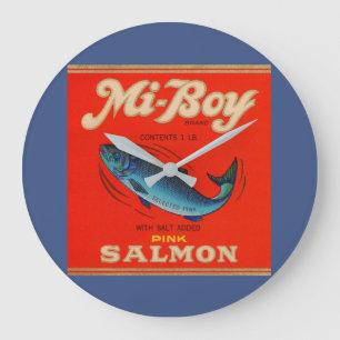 1930-talets rosa lax från Mi-Boy kan märkas Stor Klocka