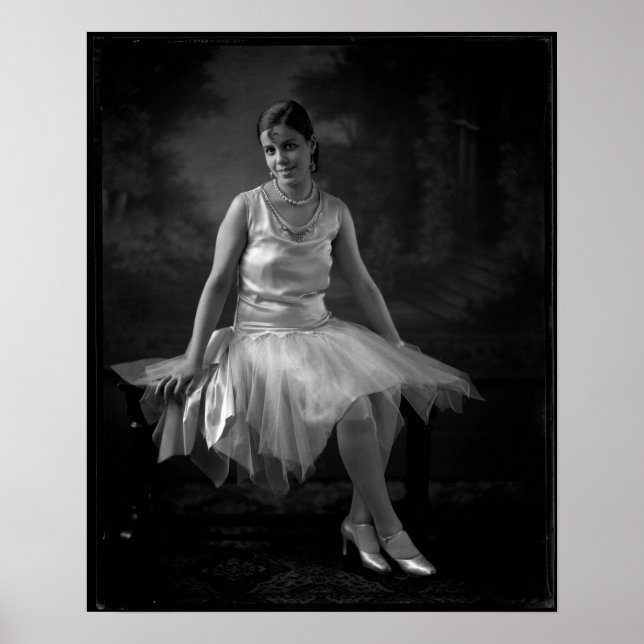 1930-talets svarta kvinna poster (Framsidan)