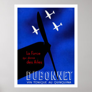 1930-talets tidskonst Deco Aviation Poster