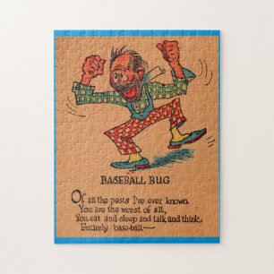1930-talets vinäger valentin: Baseball Kryp Pussel