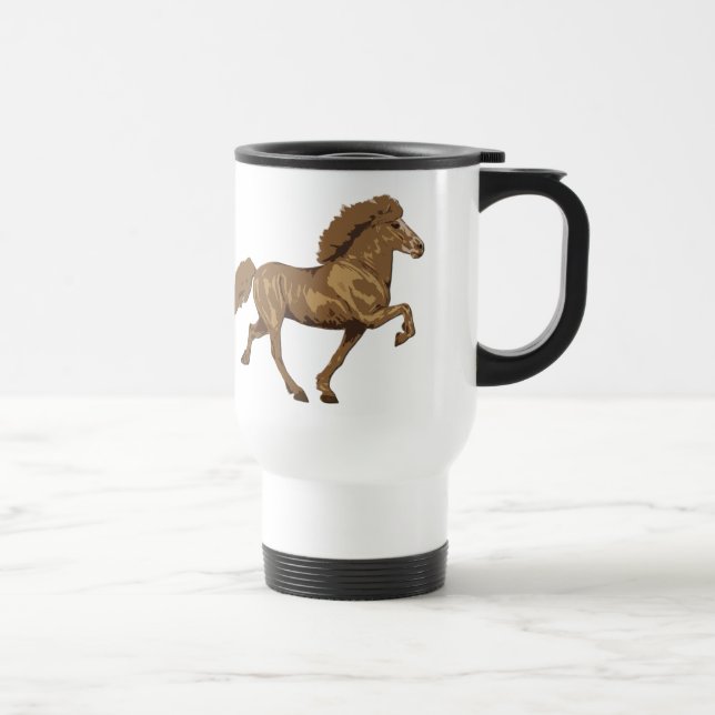 1930-talets Vintage isländska Resemugg (Höger)