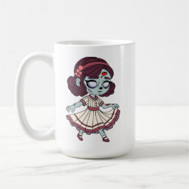 1930-tals Zombie Flicka Kaffemugg