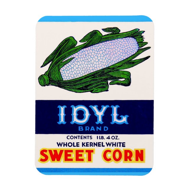 1930-talsetikett Idyl Sweet Maj Magnet (Vertikal)