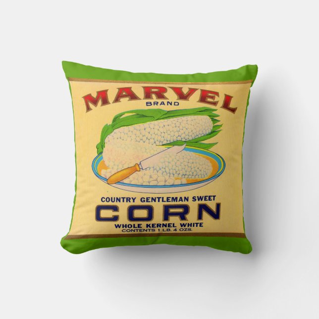 1930-talsetikett Marvel-konserverad maj Kudde (Framsida)