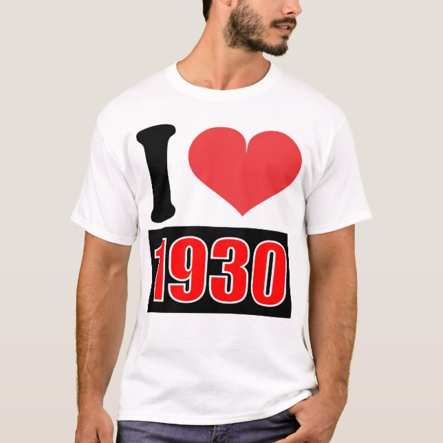 1930 TEE SHIRT (Framsida)