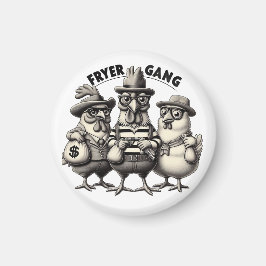 "1930s Chicken Robbers" Magnet