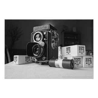 1930s ROLLEIFLEX II-kamera Automat 6x6 MODEL RF 11 Fototryck