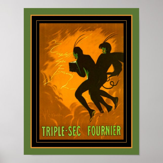 1930's Triple-Sec Fournier Poster (Framsidan)