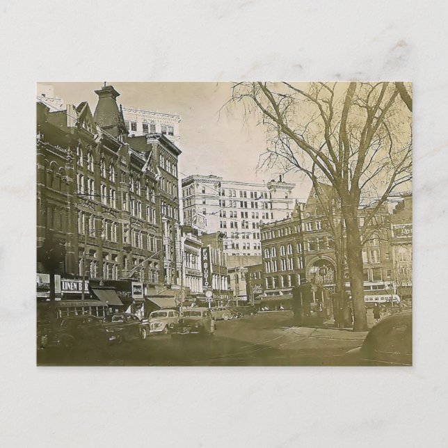1930's Wilkes-Barre Pa. Vykort (Framsida)