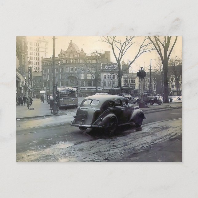 1930's Wilkes-Barre Pa. Vykort (Framsida)