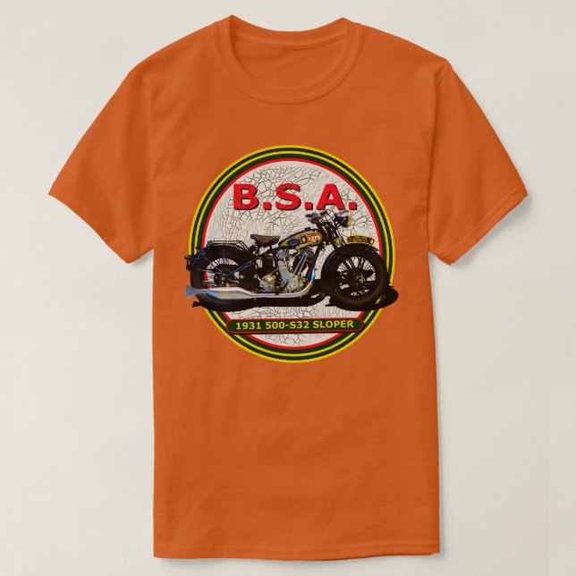 1931 500 S32 SLOPER MOTORCYKEL T SHIRT (Design framsida)