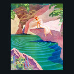 1931 Art deco kvinna vid dammen Poster<br><div class="desc">Ett mycket bra, väldigt klassiskt exempel på konst deco... konst, som finns i en 1931-tidning. I bilden har kvinnan fallit en sten i dammen, och härav krusarna. Det ser naturligtvis underbart ut på allt möjligt. Vill du se mer gammal? Här är Facebook-sidan för min butik: www.facebook.com Och här är min...</div>